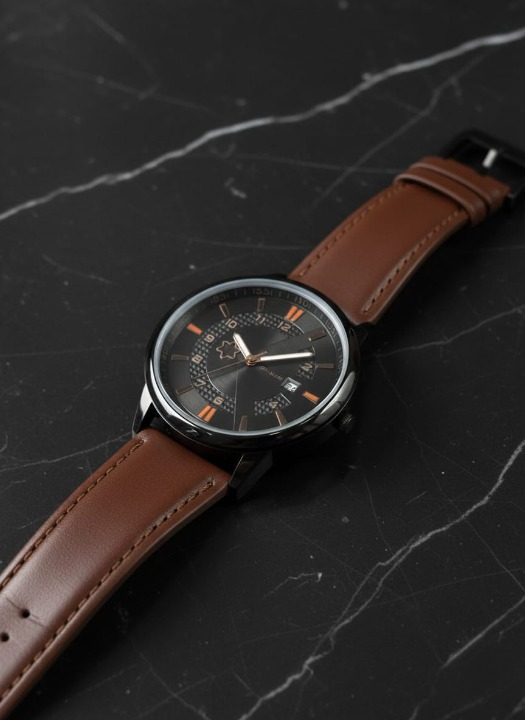 MontBlanc 0817A Men’s Luxury Watch | Premium Leather Strap, Water Resistant