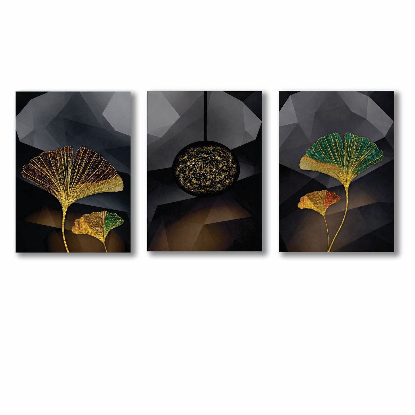 Set of 3 Premium Wall Art Photo Tiles – Modern Home Decor Sets 8x11