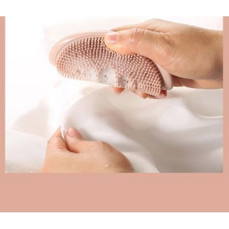 2 in 1 Silicone Soap Holder Double Sided Flexible Multifunctional