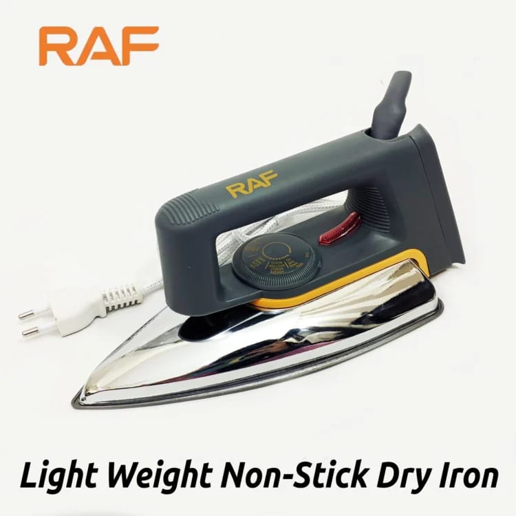 Best RAF Light Weight Dry Iron – 400 Watt - For Fabric Pressing And Daily Ironing Routine