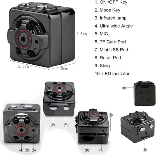 Mini Hidden DV Camera 1080P Full HD Spy Camera