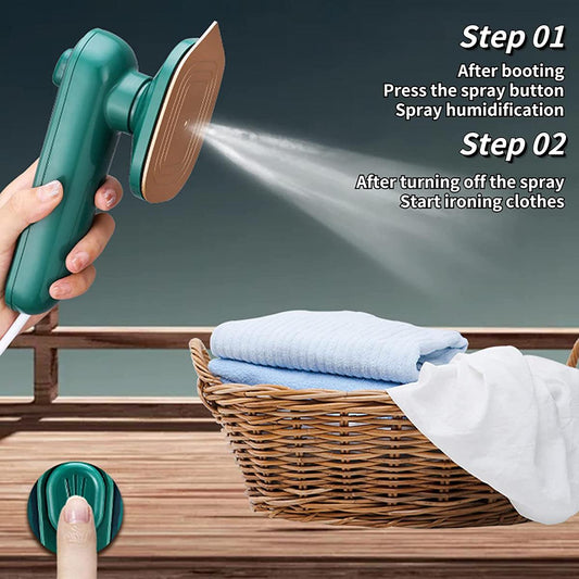 Portable Steam Iron | Professional Travelling Iron With Spray