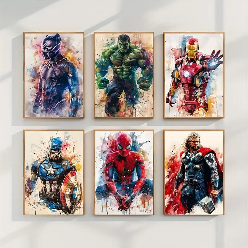 Heroes Wall Art