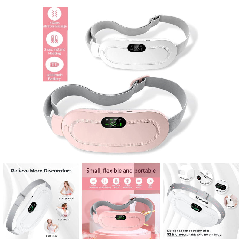 Digital Period Pad Heating And Vibrating For Period Cramps Relief