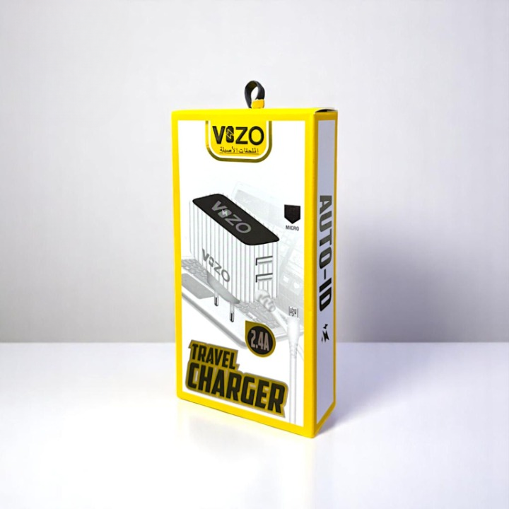 Kw300 2.4A Fast Travel Charger | Android Phone Charger with Data Cable -KW300 – Dual USB Wall Charger