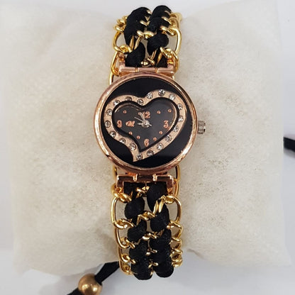 Girl Stainless Steel Bracelet Stylish Watch