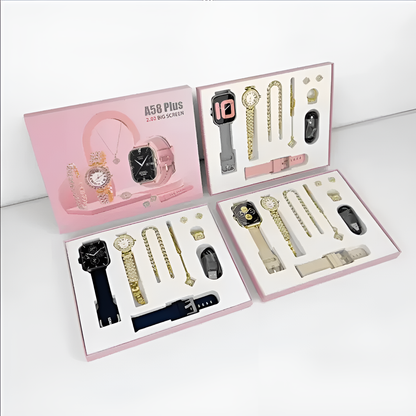 Best Offer A58 Plus 6 in 1 - Smartwatch For Women | Best Quality Smart Watch For Girls | Perfect For Gift - Random Color