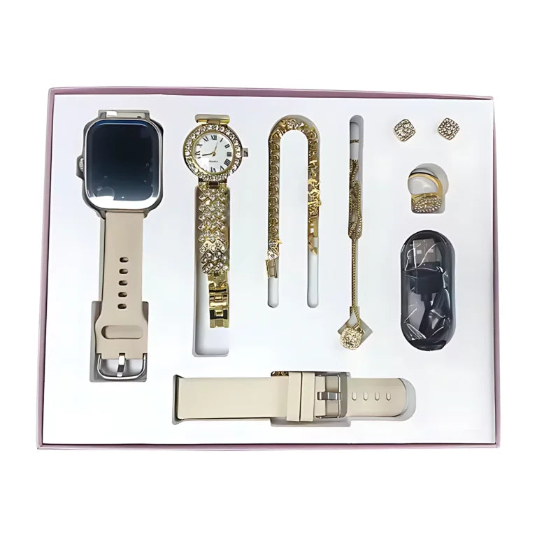 Best Offer A58 Plus 6 in 1 - Smartwatch For Women | Best Quality Smart Watch For Girls | Perfect For Gift - Random Color