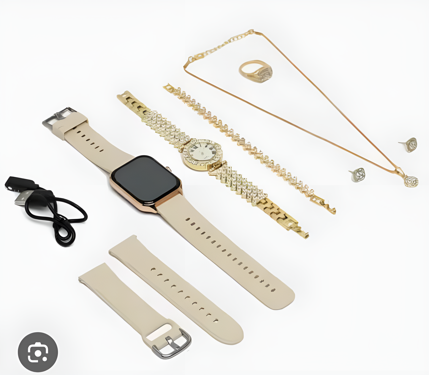 Best Offer A58 Plus 6 in 1 - Smartwatch For Women | Best Quality Smart Watch For Girls | Perfect For Gift - Random Color