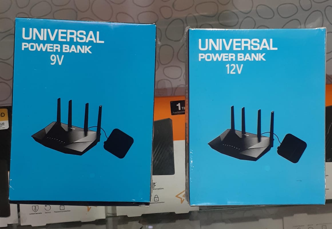 Wifi Router Power Bank 20000 mAH – Reliable Backup Power for Seamless Internet Connectivity  - 12 Volt