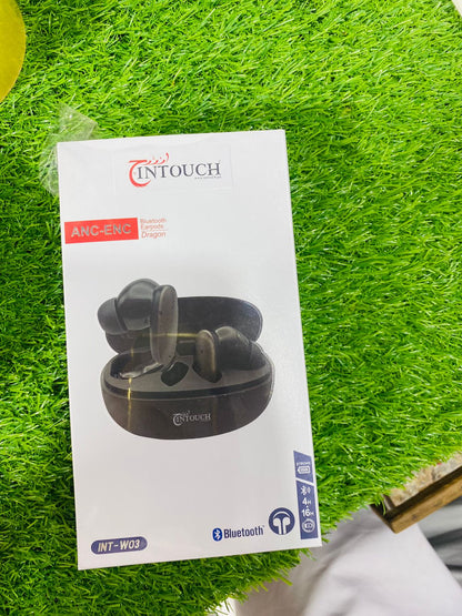 InTouch INT-W03 Earbuds – ANC + ENC, Long Battery Life, High-Quality Sound, Perfect for Gaming