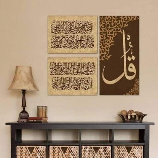 Home Decoration Item 3 Pcs Wall Decor Photo On Wall Art Decor For Home Easy Set Up