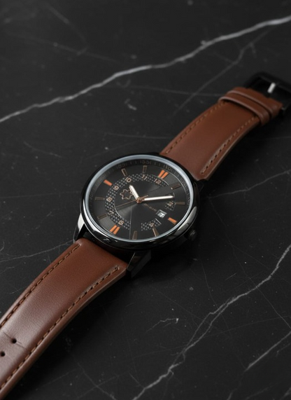 MontBlanc 0817A Men’s Luxury Watch | Premium Leather Strap, Water Resistant