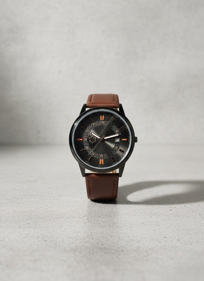 MontBlanc 0817A Men’s Luxury Watch | Premium Leather Strap, Water Resistant