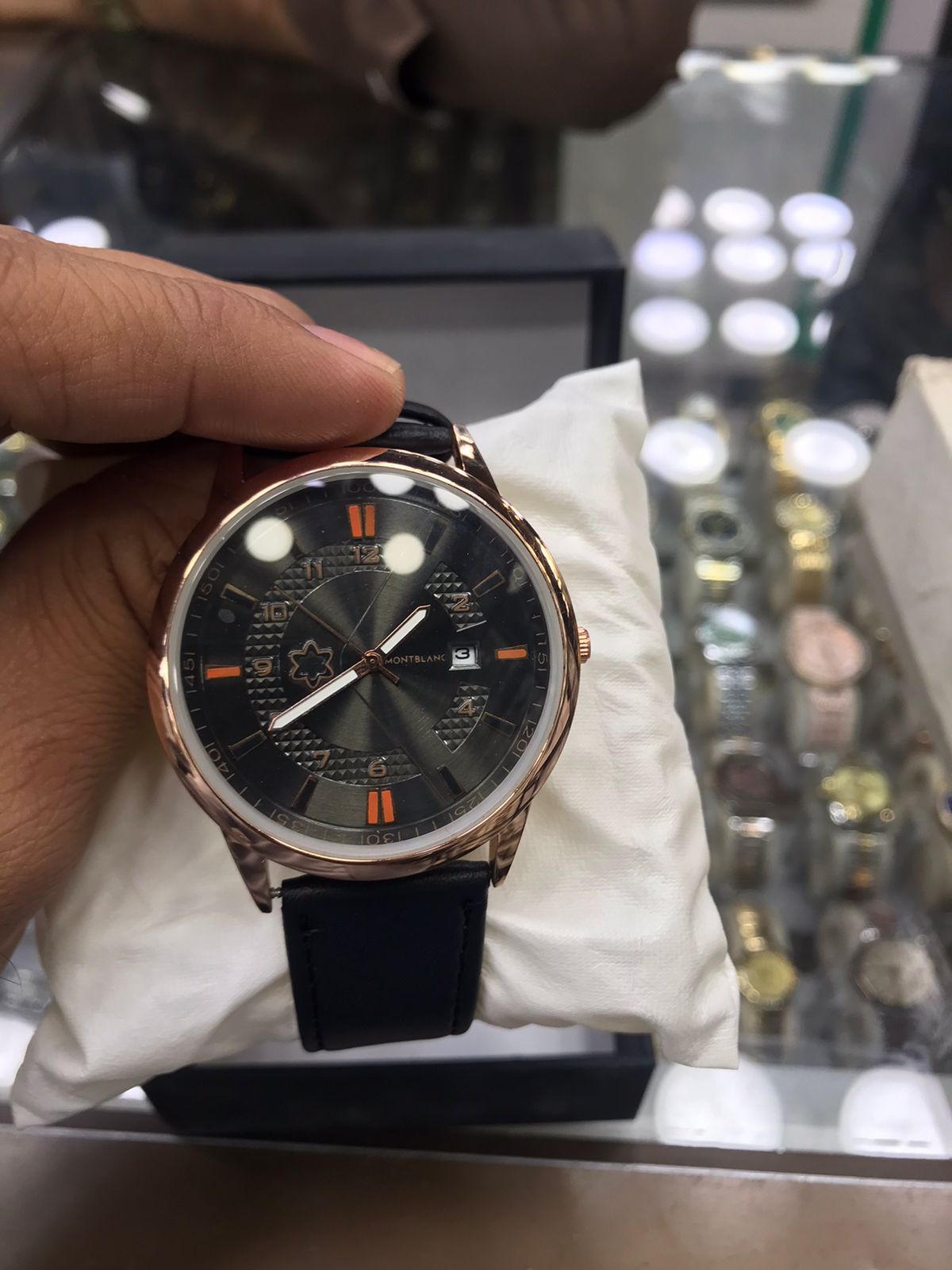 MontBlanc 0817A Men’s Luxury Watch | Premium Leather Strap, Water Resistant
