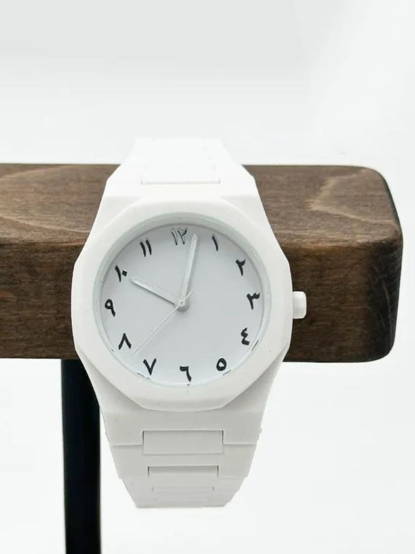 White and Black Aura Couple Watch – Elegant Matching Timepieces, Stylish Fashion Accessories for Men and Women