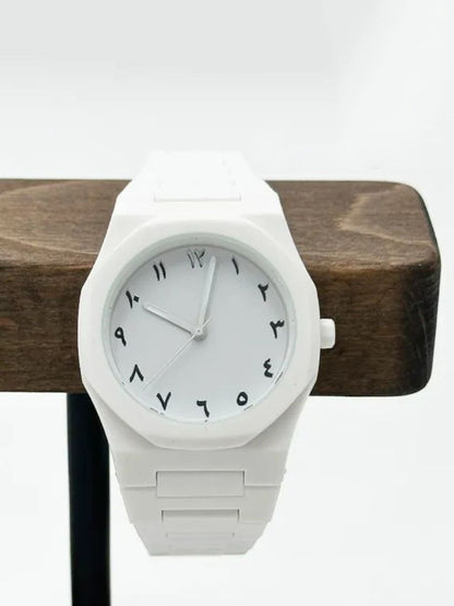 White and Black Aura Couple Watch – Elegant Matching Timepieces, Stylish Fashion Accessories for Men and Women