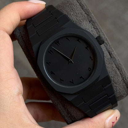 White and Black Aura Couple Watch – Elegant Matching Timepieces, Stylish Fashion Accessories for Men and Women