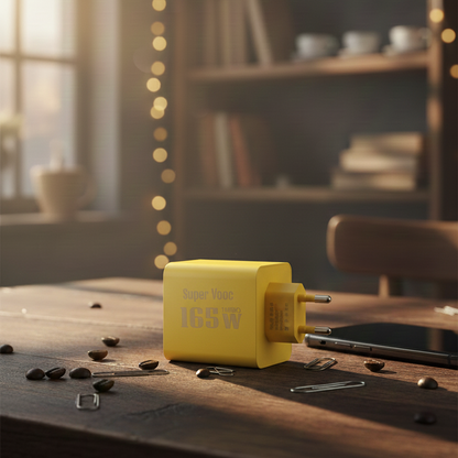 65 W Super Vooc Turbo Charger Providing Ultra Fast Charging Speed With Reliable Performance (Without Box & Cable)