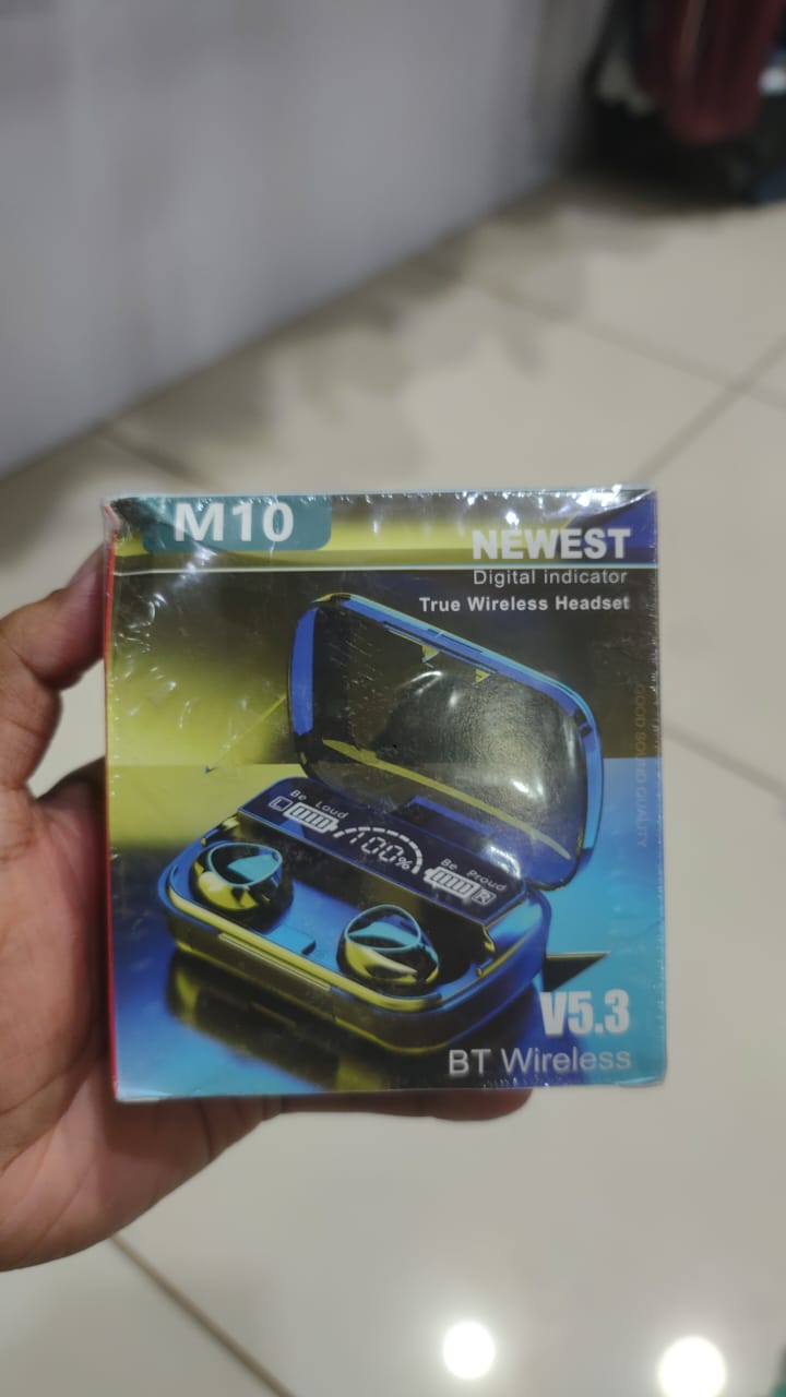 M10 TWS Bluetooth 5.3 Earbuds | Original M10 | LED Display