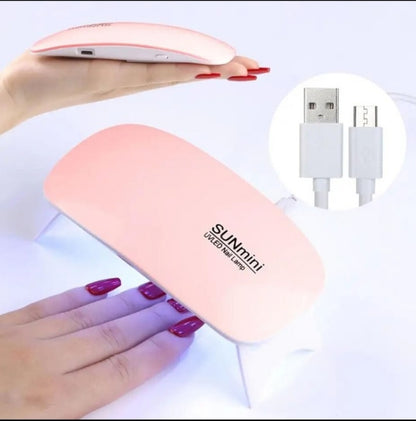 UV Led Lamp For Nails 6W Nail Lamp Light With Timer Mini