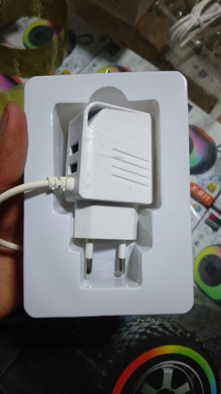 WM 27 3.1A Fast Micro USB Charger with Dual USB Ports – Cable & Adapter by WM