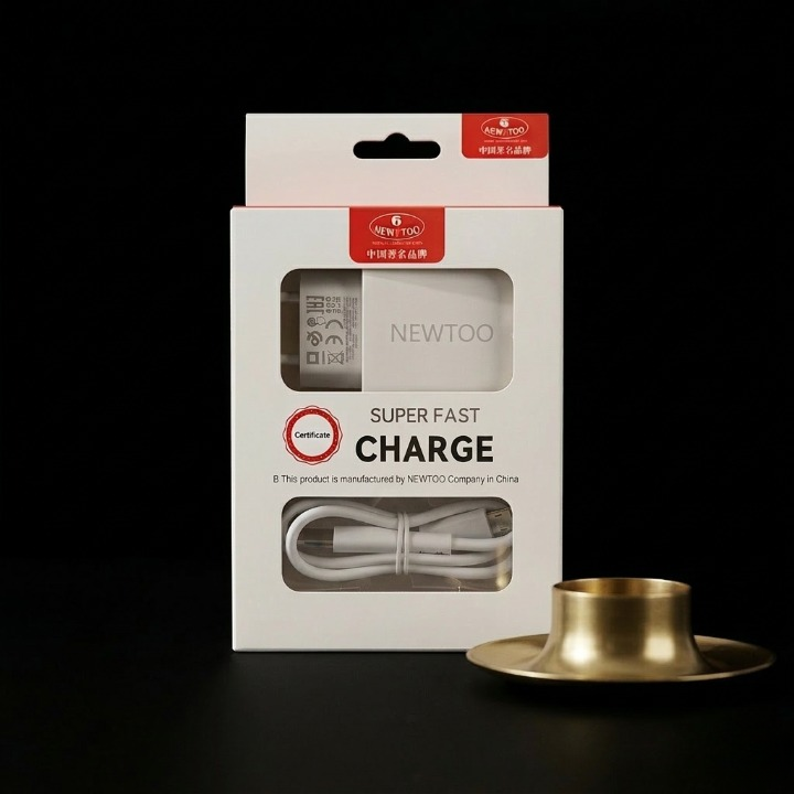 SB Charging Cable & Power Adapter Set – Fast Charging Cable with Wall Charger for Smartphones