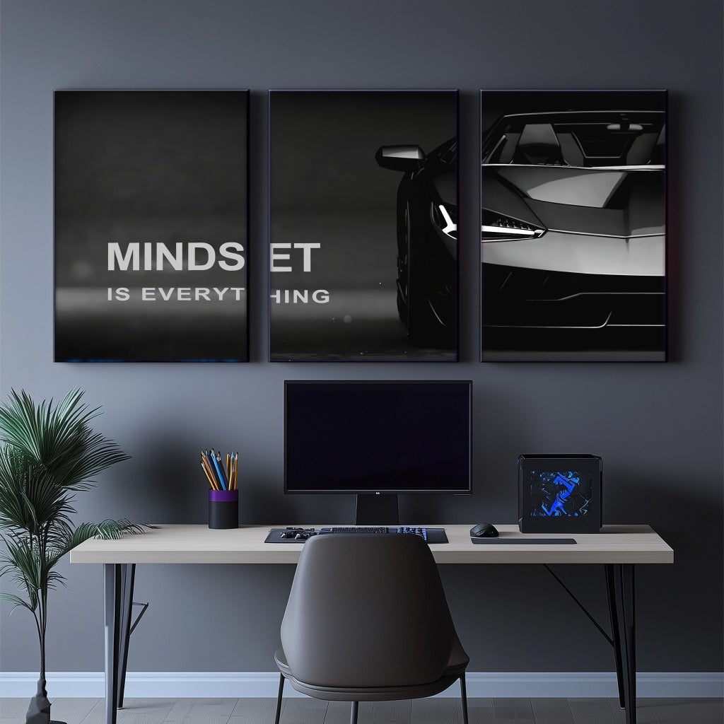 Set of 3 Premium Wall Art Photo Tiles