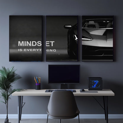 Set of 3 Premium Wall Art Photo Tiles