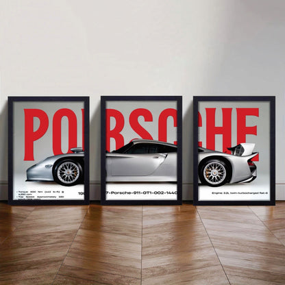 Set of 3 Premium Wall Art Photo Tiles