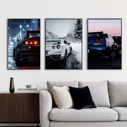 Set of 3 Premium Wall Art Photo Tiles  8x11