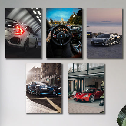 Set of 5 Premium Wall Art Photo Tiles  8x11