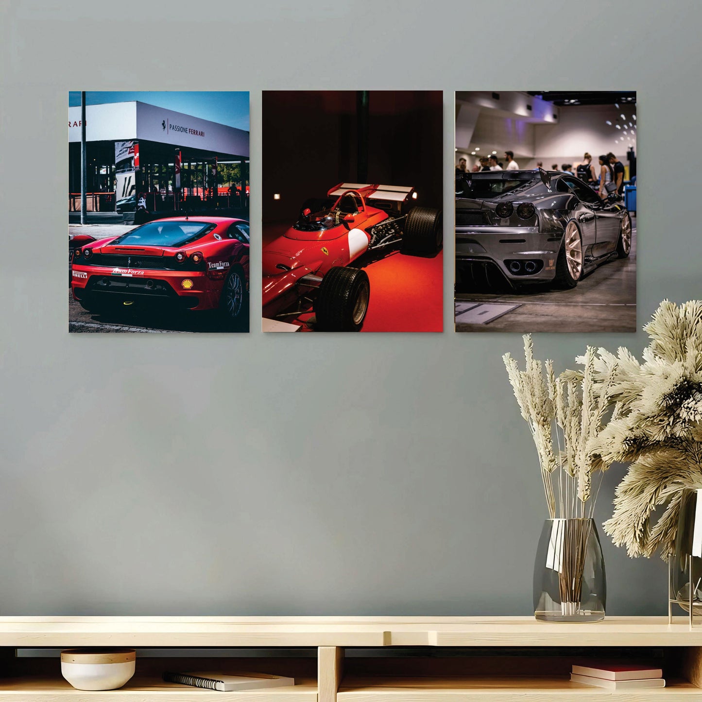 Set of 3 Premium Wall Art Photo Tiles –  8x11