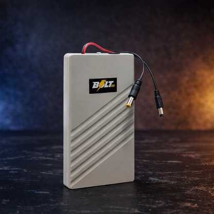 Bolt/ex 12V Router Power Bank on / off Button– High-Performance UPS for Non-Stop Internet (3-4 Hours Backup) - 20000Mah Batte