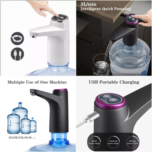 USB Rechargeable Automatic Water Bottle Pump