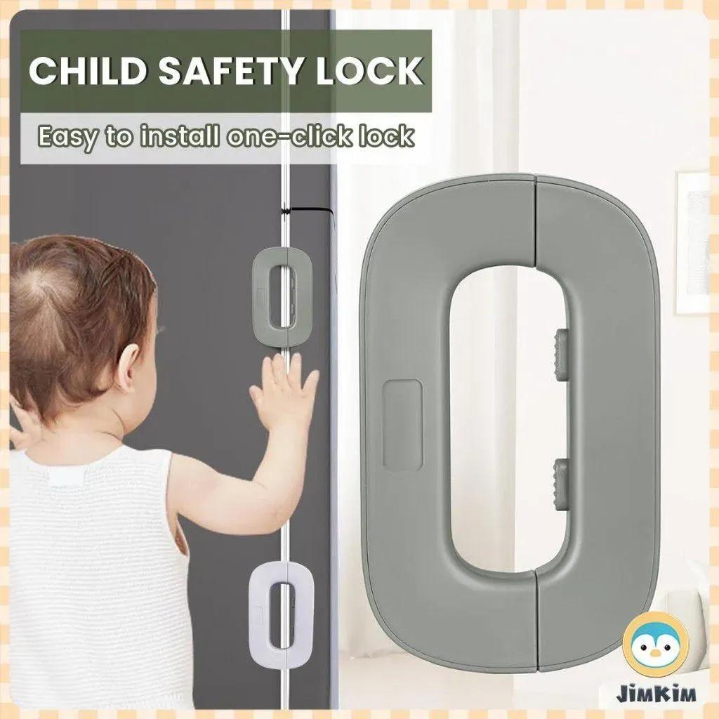 Refrigerator Lock For Child Safety - Durable Security Latch Guard Protector