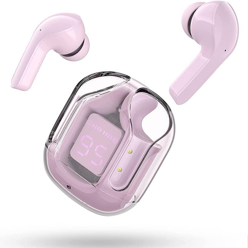 Air 31 Original Earphones - Transparent HIFI Headphones With LED Power (Random Color)