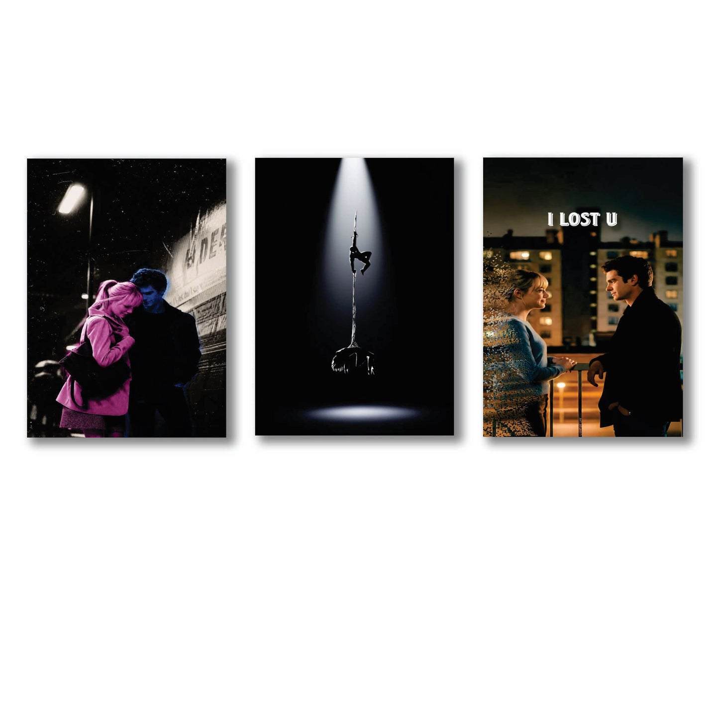 Set of 3 Premium Wall Art Photo Tiles – Modern Home Decor Sets 8x11