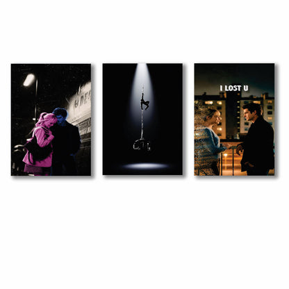 Set of 3 Premium Wall Art Photo Tiles – Modern Home Decor Sets 8x11