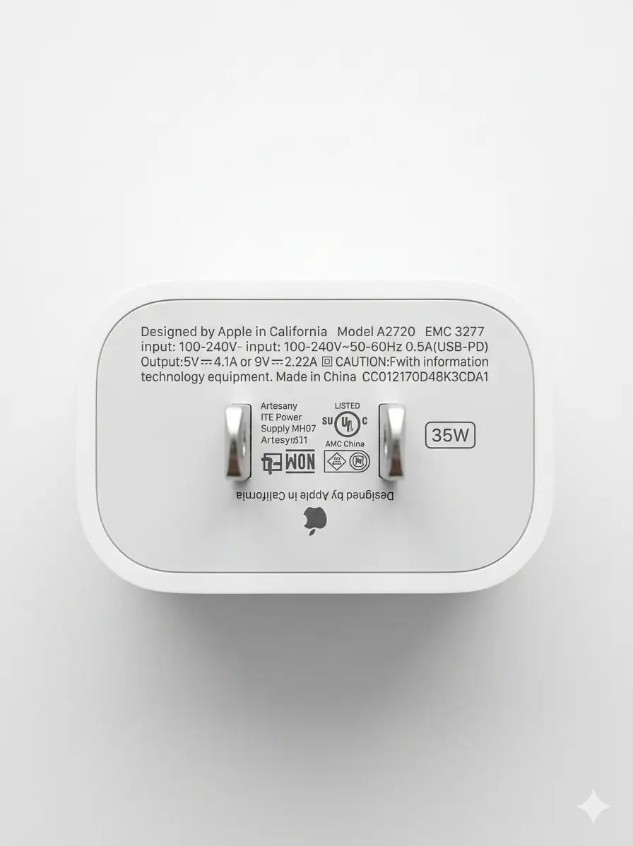 13 PRO MAX,12 PRO MAX,11 PRO MAX 35W type-C Fast Charging Power Adapter US Pin