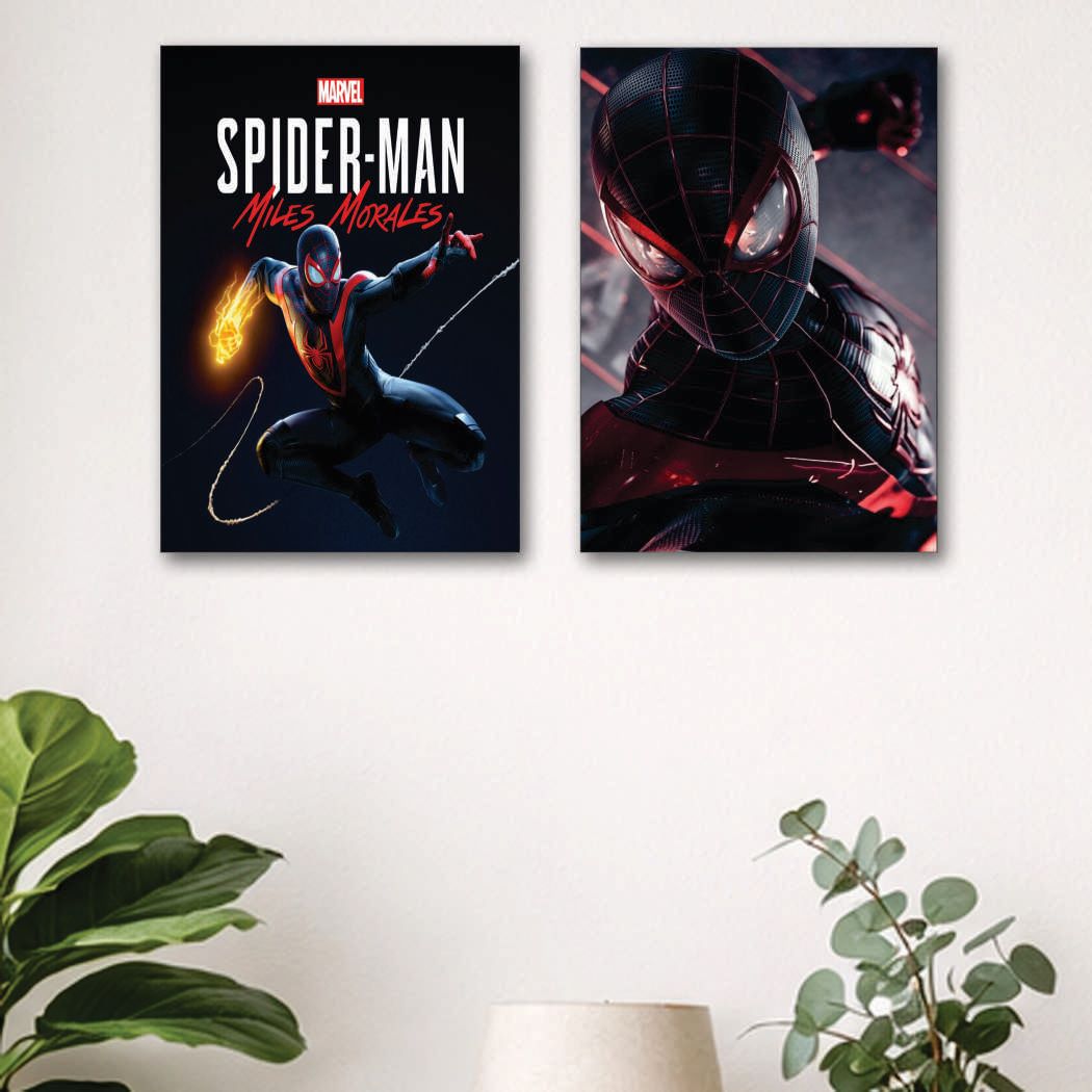 Set of 2 Premium Wall Art Photo Tiles – Modern Home Decor Sets 8x11