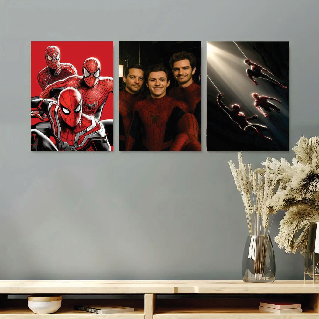 Set of 3 Premium Wall Art Photo Tiles – Modern Home Decor Sets 8x11
