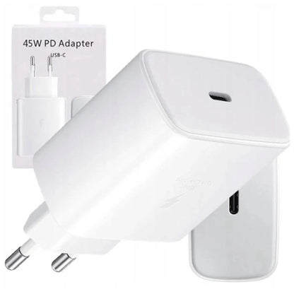 Samsung 25W PD USB-C Fast Charging Adapter – Type-C Wall Charger (Pack of 1)