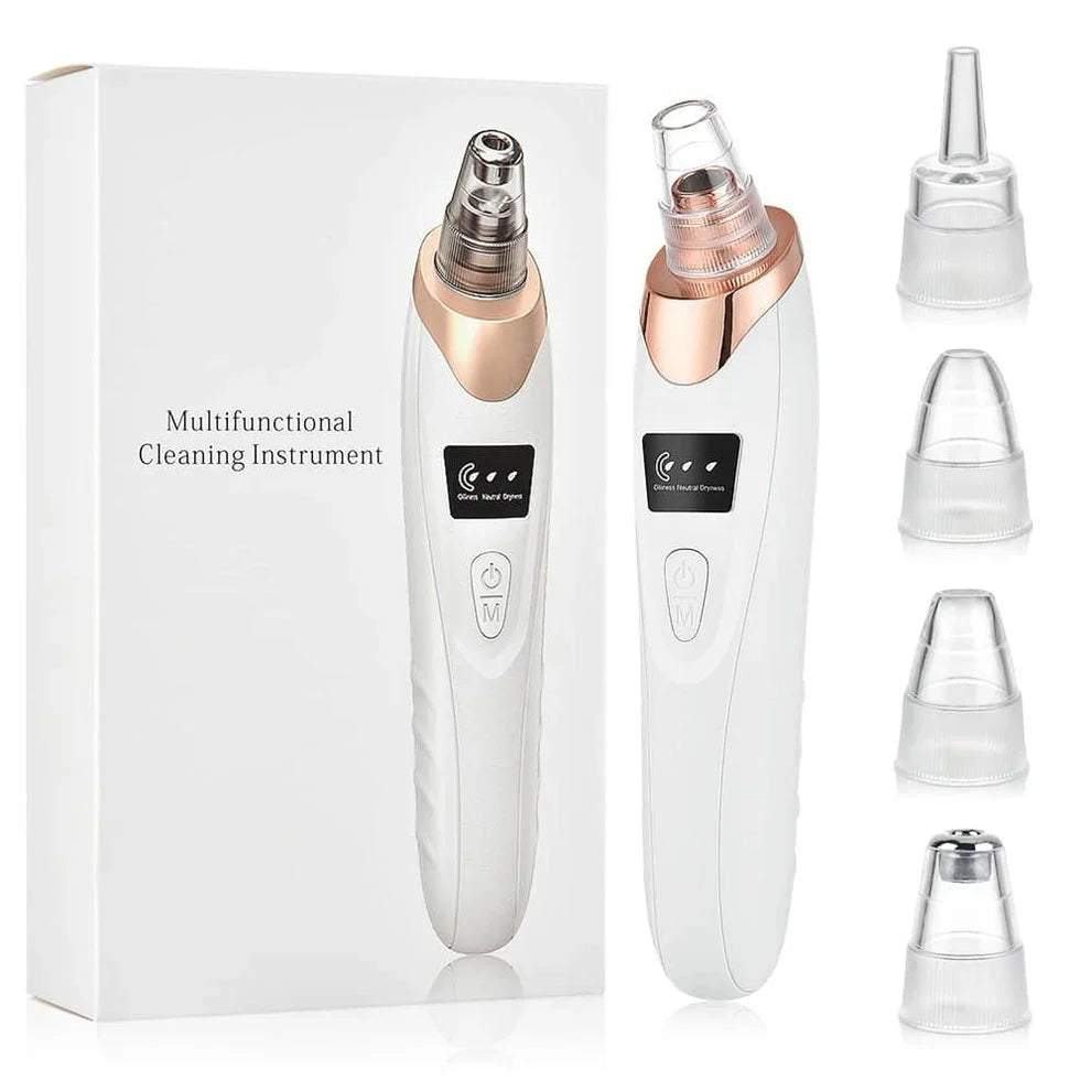 5in1 Blackhead Remover Machine Rechargeable | Face Vacuum Derma Suction