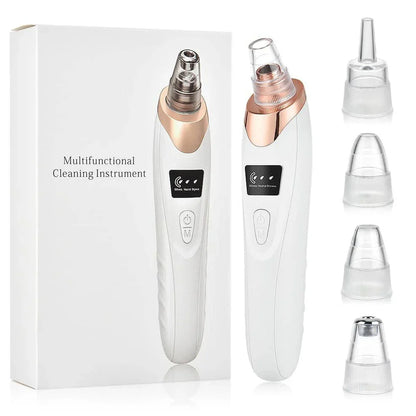 5in1 Blackhead Remover Machine Rechargeable | Face Vacuum Derma Suction