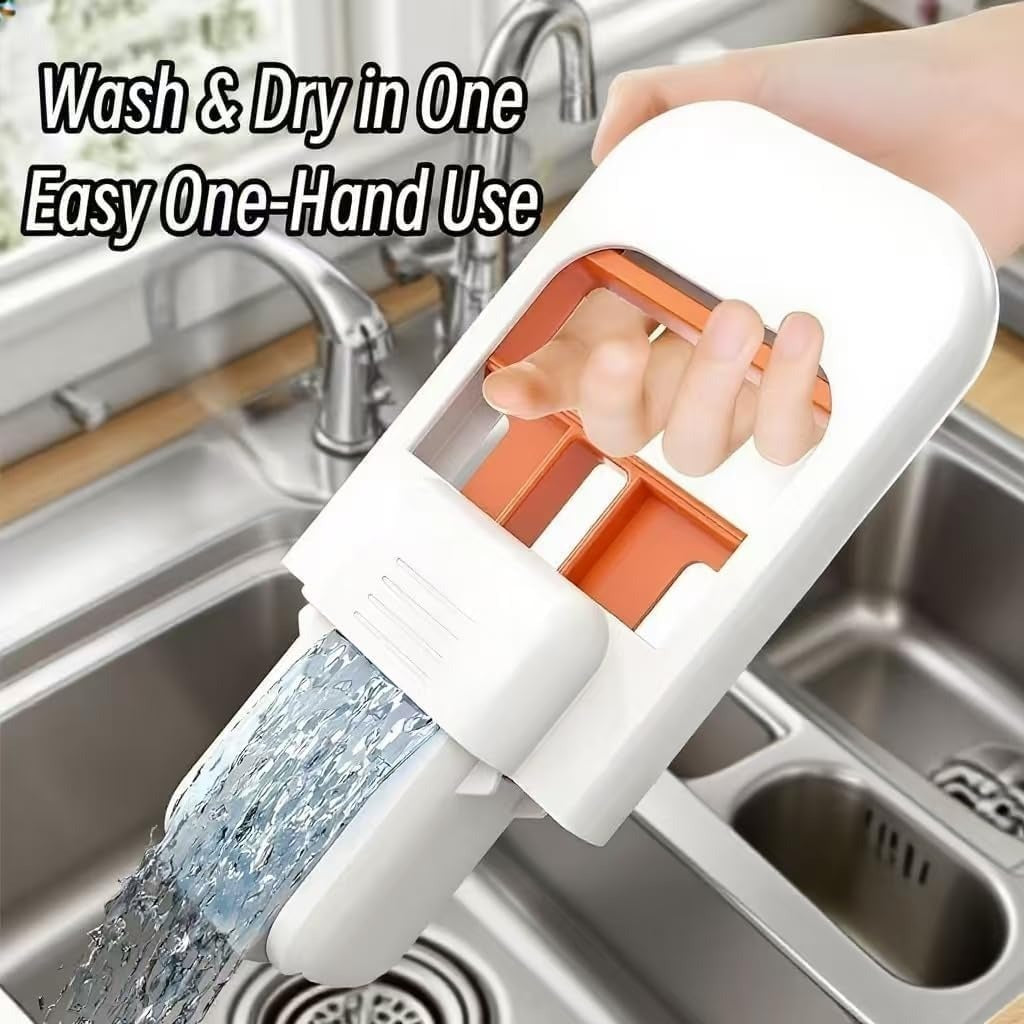 Premium Portable Desktop Wet & Dry Cleaning Mop | Self‑Squeezing