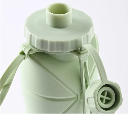 600ML Silicone Folding Bottle |Travel Bottle  (Random Color)