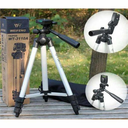 3-in-1 Professional Camera & Mobile Tripod Stand – Adjustable & Foldable