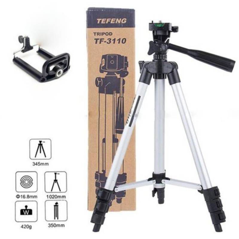 3-in-1 Professional Camera & Mobile Tripod Stand – Adjustable & Foldable