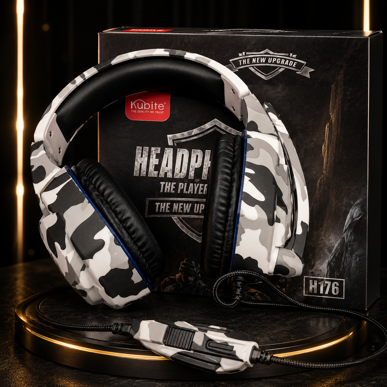 Gaming Headphone T176 Single Pin with Light